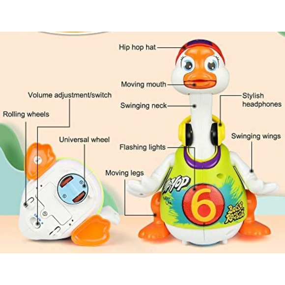 Woby Musical Toy- Hip Hop Goose, duck - Picture 5 of 6